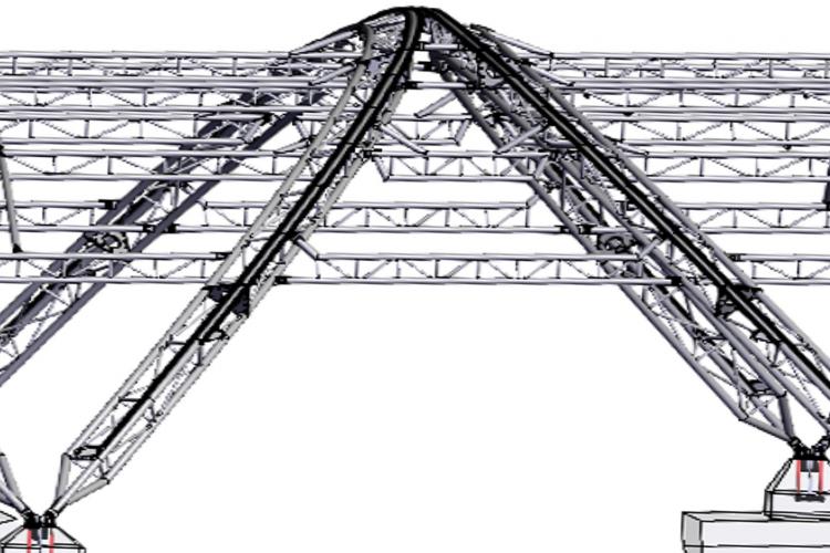 Konstrukcja stalowa amfiteatru Czarnków IMET Konstrukcje Stalowe