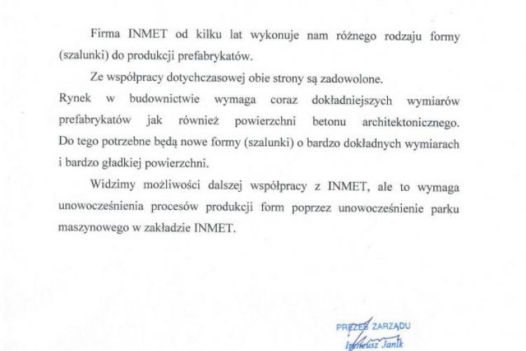 Referencje FABET 04.2016