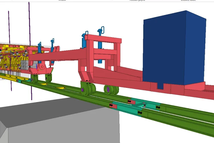 Forma stalowa do produkcji prefabrykatów mostowych  INMET