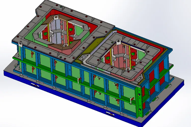 Forma stalowa do produkcji prefabrykowanych przepustów betonowych INMET Konstrukcje