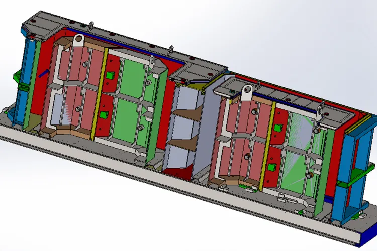 Forma stalowa do produkcji prefabrykowanych przepustów betonowych INMET Konstrukcje