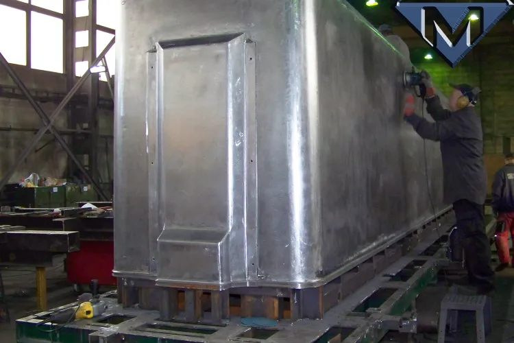 Forma Stalowa do produkcji prefabrykatów polimer betonowych, wanny do elektrolizy. INMET Konstrukcje