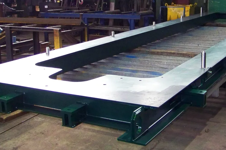 Forma Stalowa do produkcji prefabrykatów polimer betonowych, wanny do elektrolizy. INMET Konstrukcje