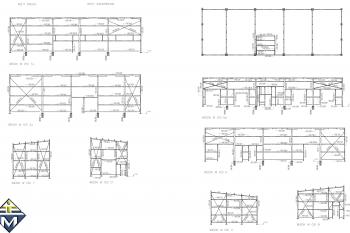 Konstrukcja stalowa hali produkcyjnej INMET Konstrukcje