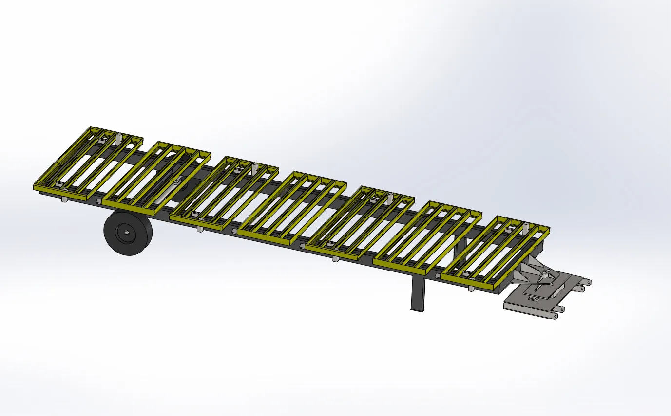 Platforma transportowa do wózka widłowego